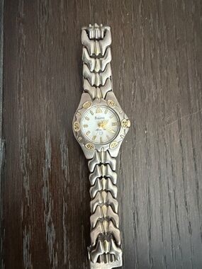 Bulova Women's Two-Tone Silver and Gold Link Bracelet Watch